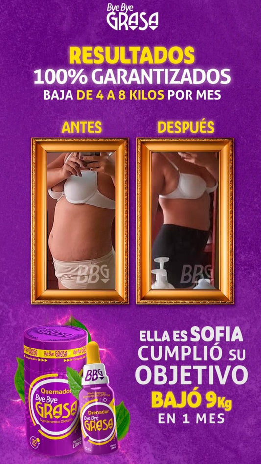 COMBO BYE BYE GRASA. ENVÍO GRATIS
