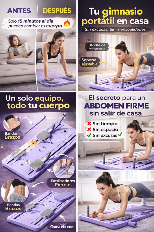 Tabla De Pilates Multifuncional. ENVÍO GRATIS