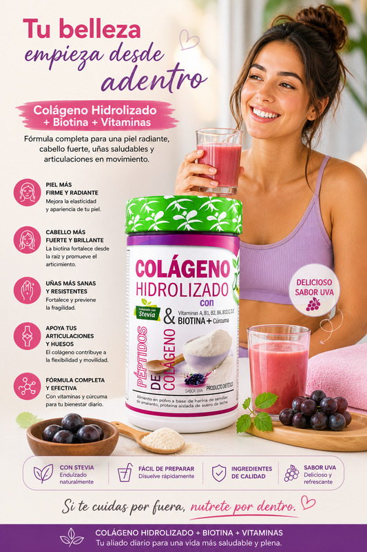 Colageno Hidrolizado con Biotina 800 gr. ENVIO GRATIS