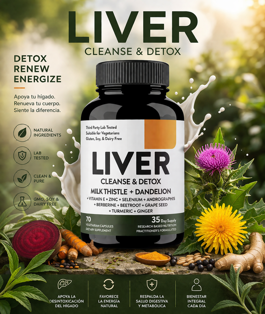 Liver cleanse detox. ENVÍO GRATIS