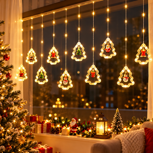 Cortina De Luces Led Árbol De Navidad 3M.   ENVÍO GRATIS