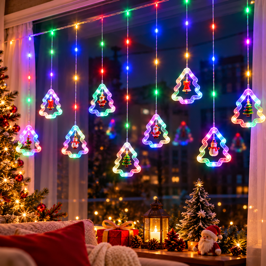 Cortina De Luces Led Árbol De Navidad 3M.   ENVÍO GRATIS