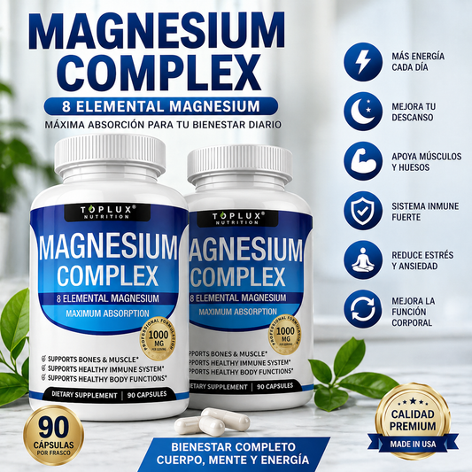 MAGNESIUM COMPLEX 90 CAPSULAS X2. ENVIO GRATIS