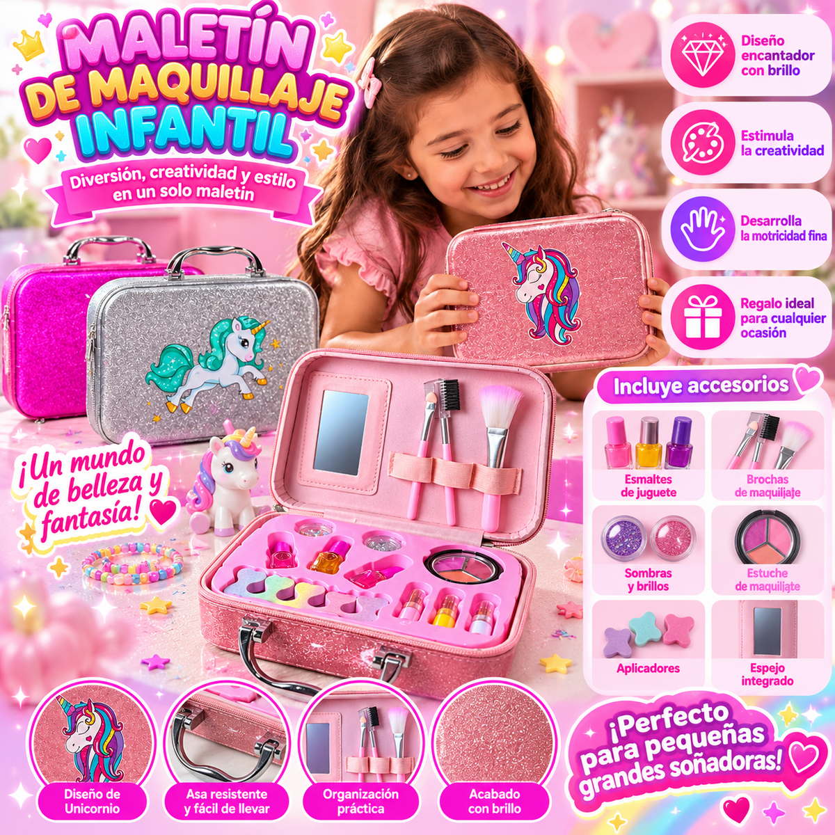 MALETA DE MAQUILLAJE.    ENVÍO GRATIS