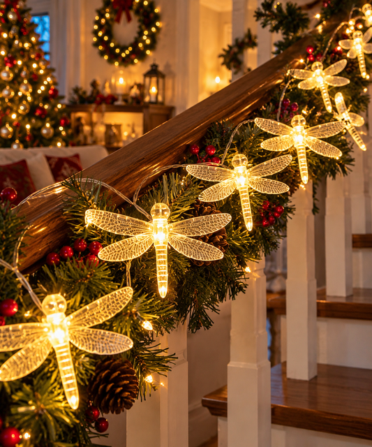Luces Lineales De Libélula Navidad 5m.   ENVÍO GRATIS