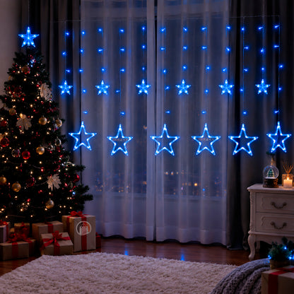 Cortina Punta Estrella Led 3 y 6 M.   ENVÍO GRATIS