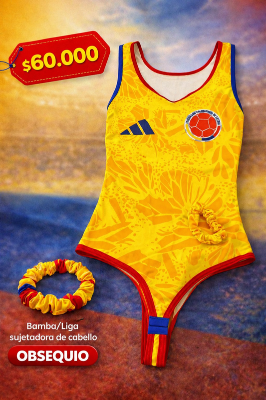 Body Colombia + moña.💛💙❤️  ENVÍO GRATIS