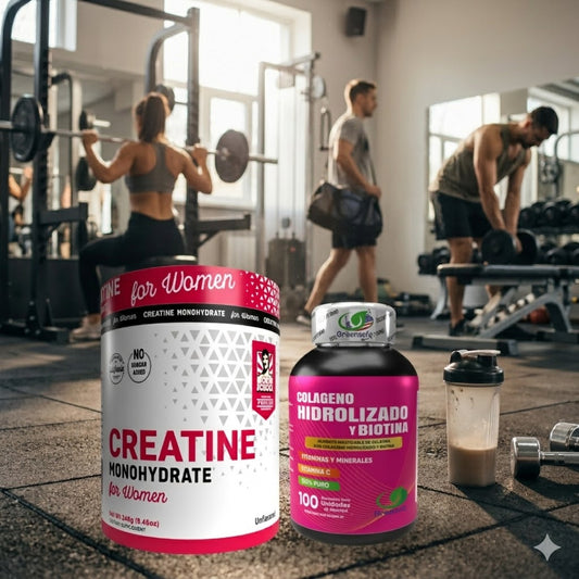 Creatina woman + Colágeno Hidrolizado     ENVÍO GRATIS