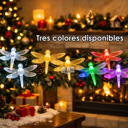 Luces Lineales De Libélula Navidad 5m.   ENVÍO GRATIS