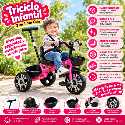 triciclo infantil para Niños Niñas K303C.   ENVÍO GRATIS
