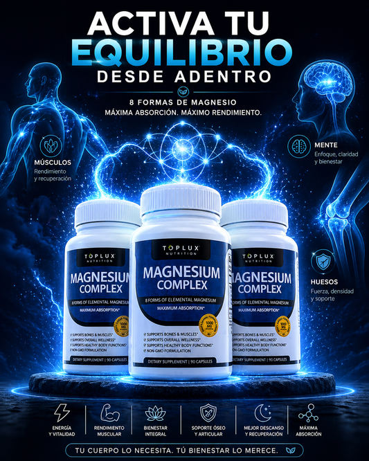 MAGNESIUM COMPLEX 90 CAPSULAS  X3. ENVIO GRATIS